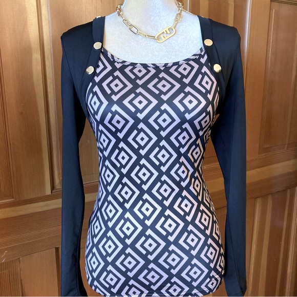 Elegant Asymmetrical  Neck Tee. - Picture 2 of 13